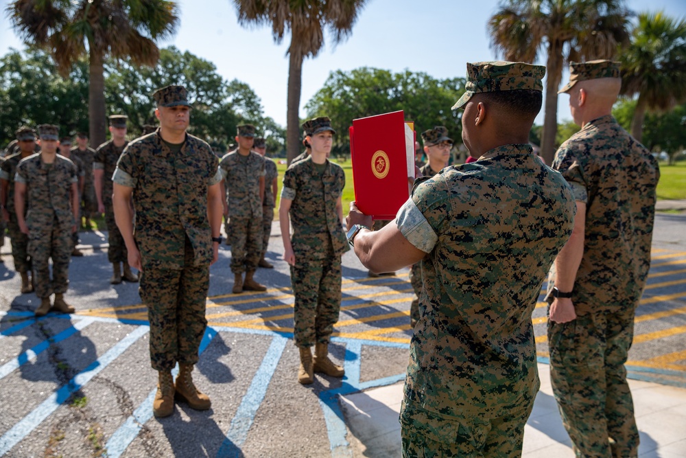 6th Marine Corps District Marines recognized for meritorious service