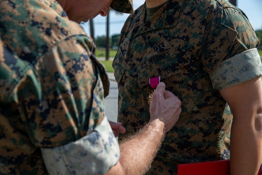 6th Marine Corps District Marines recognized for meritorious service