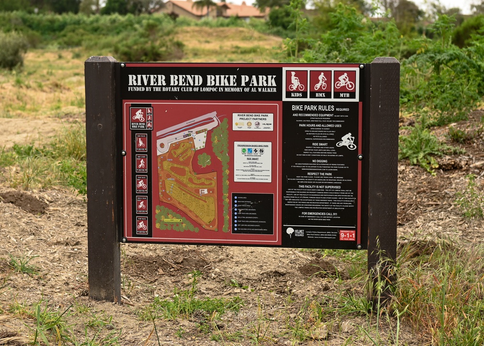 Members of Vandenberg Volunteers to Clean-up the River Bend Bike Park in Lompoc