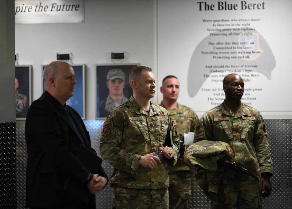 Mr. Randy Richards Visits Minot Air Force Base.
