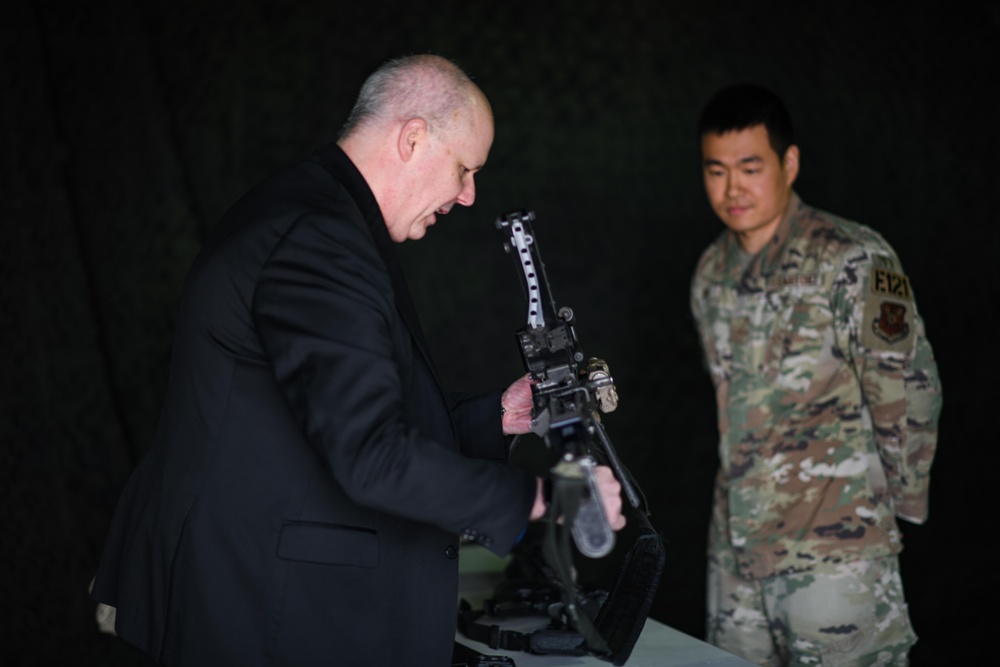 Mr. Randy Richards Visits Minot Air Force Base.