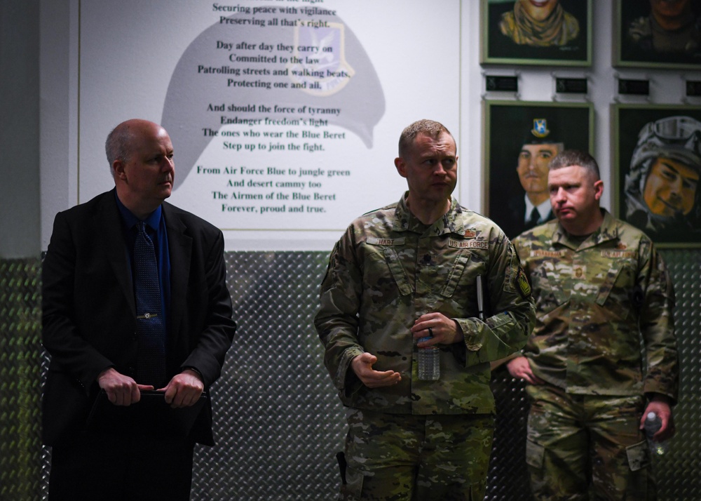 Mr. Randy Richards Visits Minot Air Force Base.
