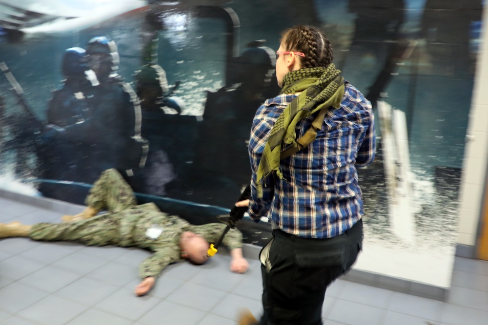 Naval Special Warfare Group Four Hosts Active Shooter Drill