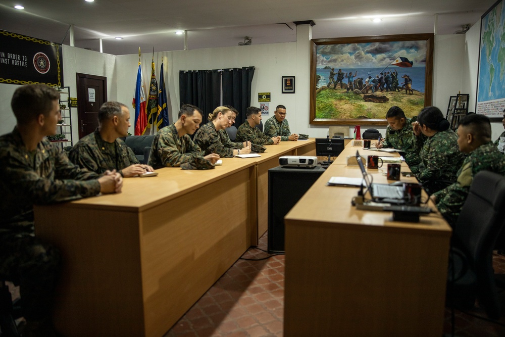 Balikatan 23 | 3d MLR meets with Coastal Defense Regiment