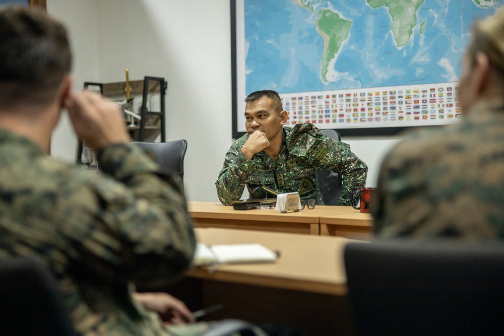 Balikatan 23 | 3d MLR meets with Coastal Defense Regiment