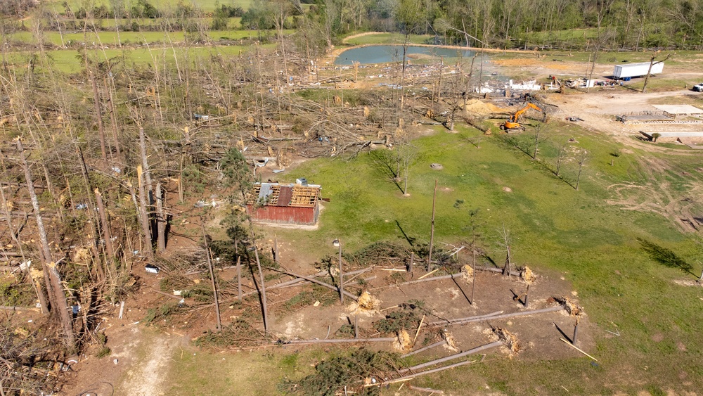 DVIDS Images Aerial of Tornado Damage in Adamsville [Image 4 of 39]