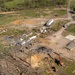 Aerial of Tornado Damage in Adamsville