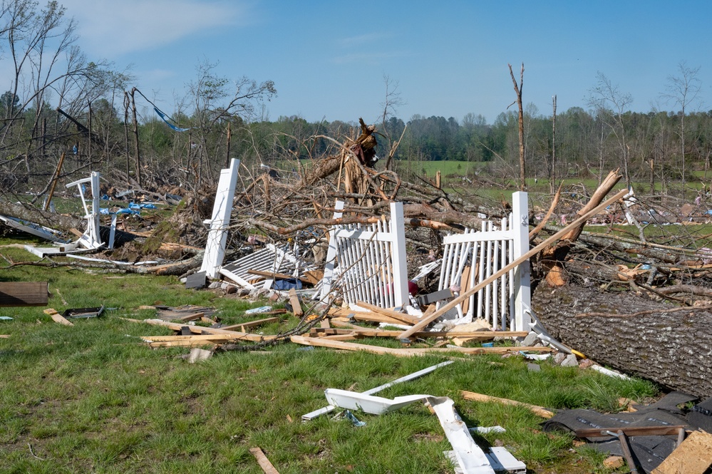 Tornado Damage in Selmer, TN