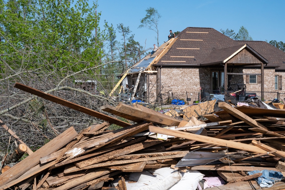 Tornado Damage in Selmer, TN