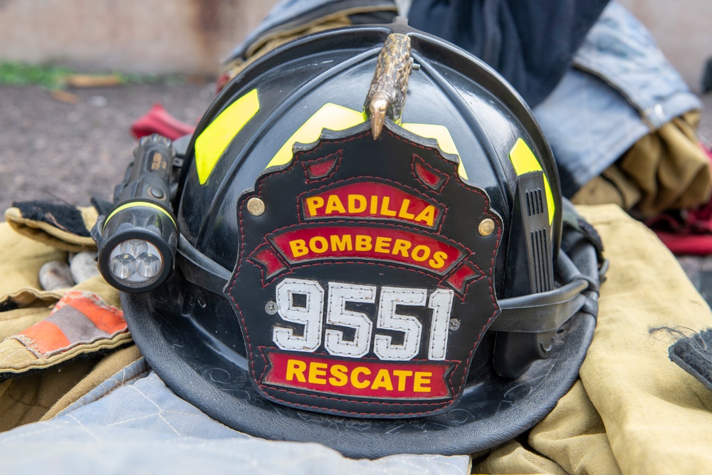 JTF-B firefighters train with neighboring fire departments