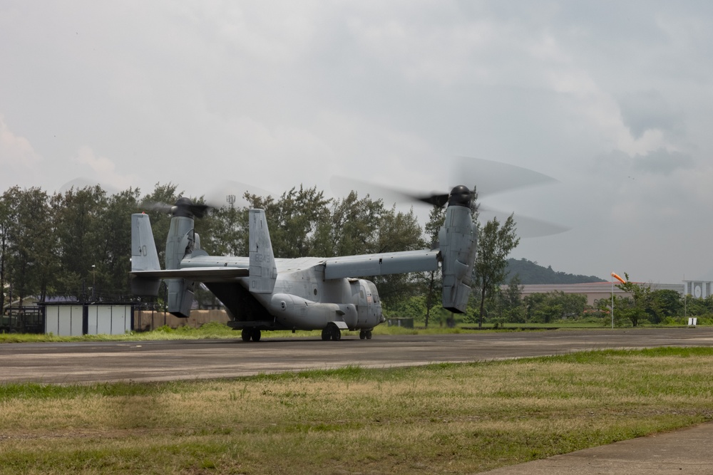 U.S. Marines conduct a bilateral site survey