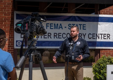 FEMA Federal Coordinating Officer Andrew Friend Does a TV Interview
