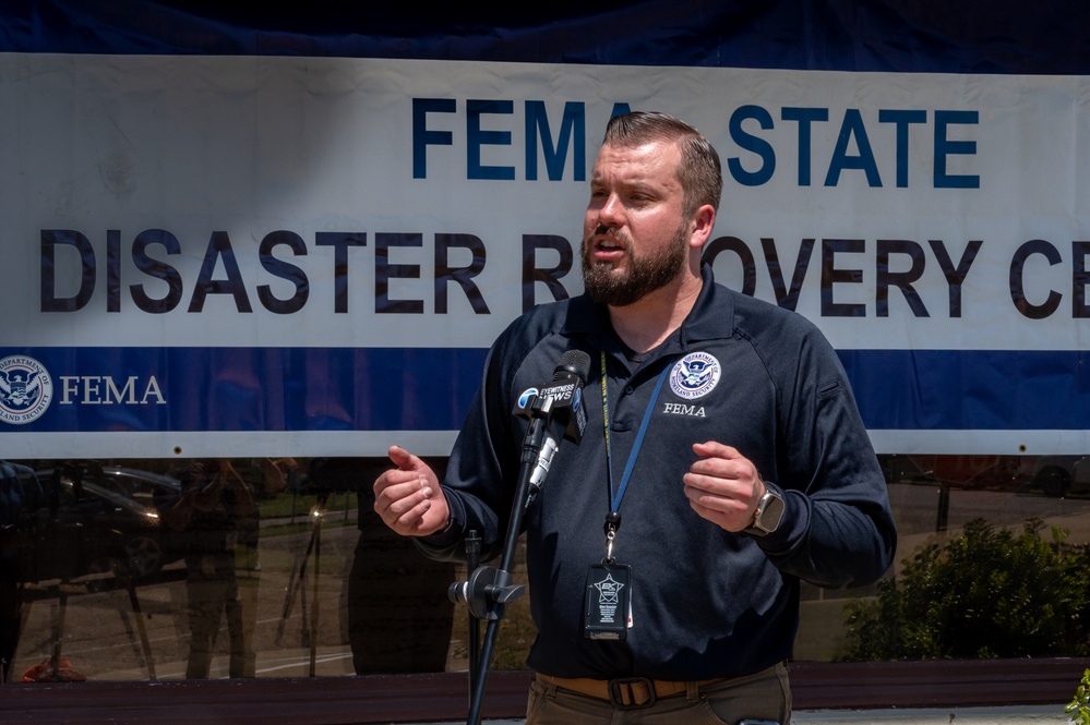 FEMA Federal Coordinating Officer Andrew Friend Does a TV Interview