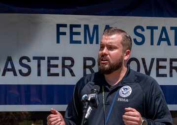 FEMA Federal Coordinating Officer Andrew Friend Does a TV Interview