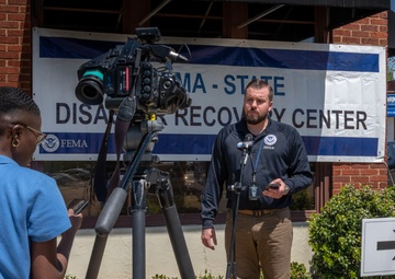 FEMA Federal Coordinating Officer Andrew Friend Does a TV Interview