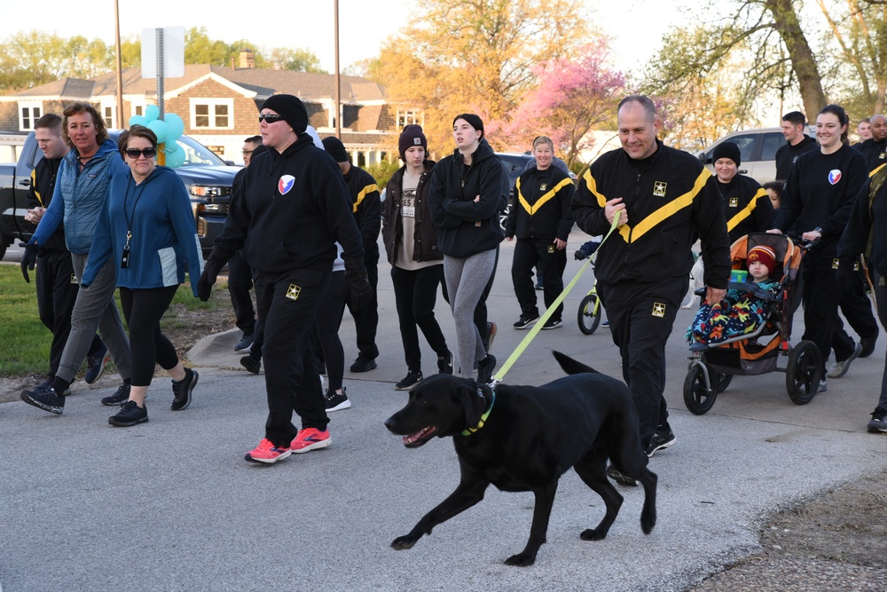 Runners and walkers show support for Sexual Harassment And Rape Prevention