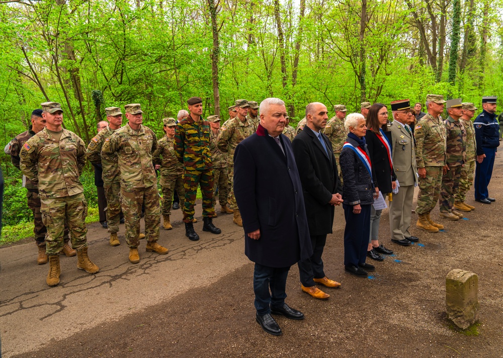 Dogface Soldiers Visit Audie Murphy Memorial at Colmar