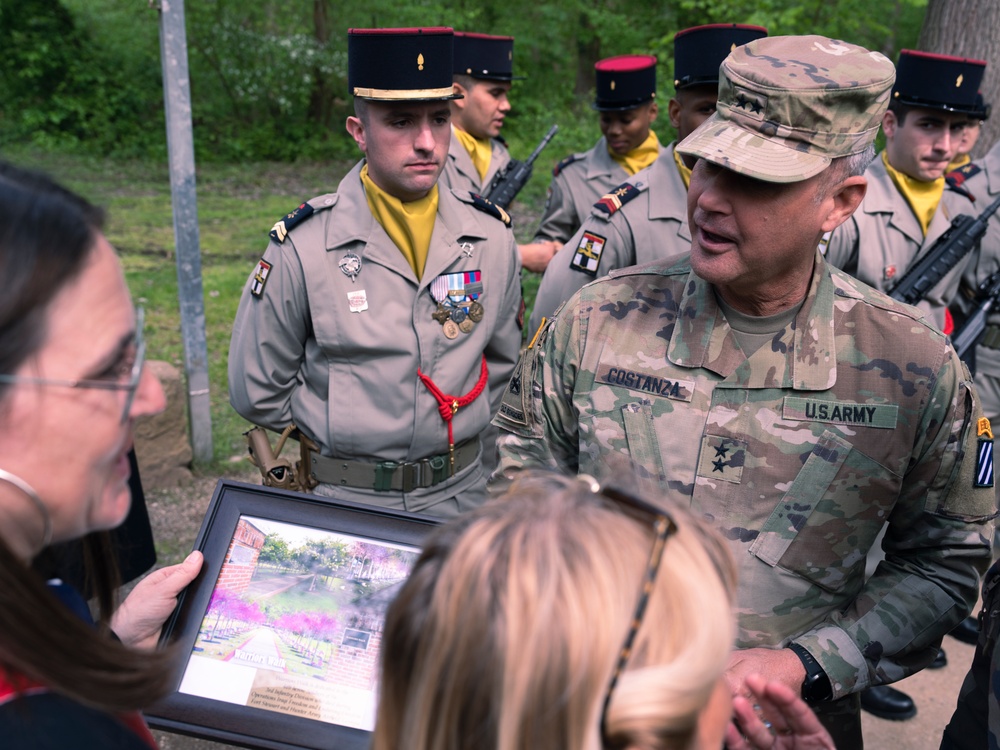 Dogface Soldiers Visit Audie Murphy Memorial at Colmar