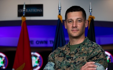 Sole active-duty Marine brings operational planning expertise to the JTF-SD
