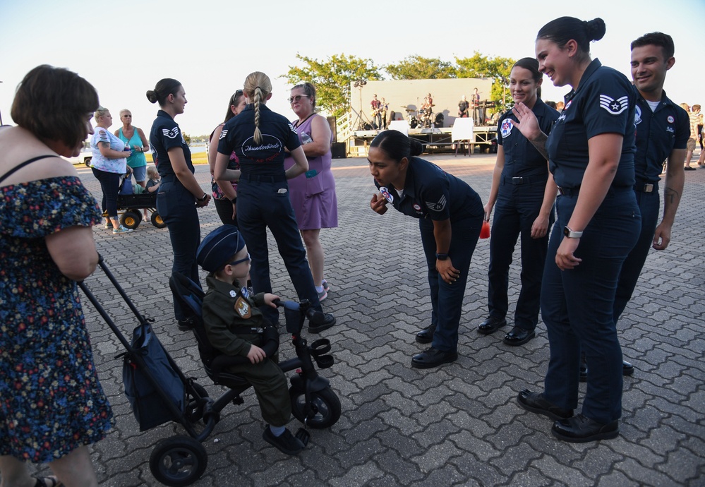 81st FSS hosts pre-flight party