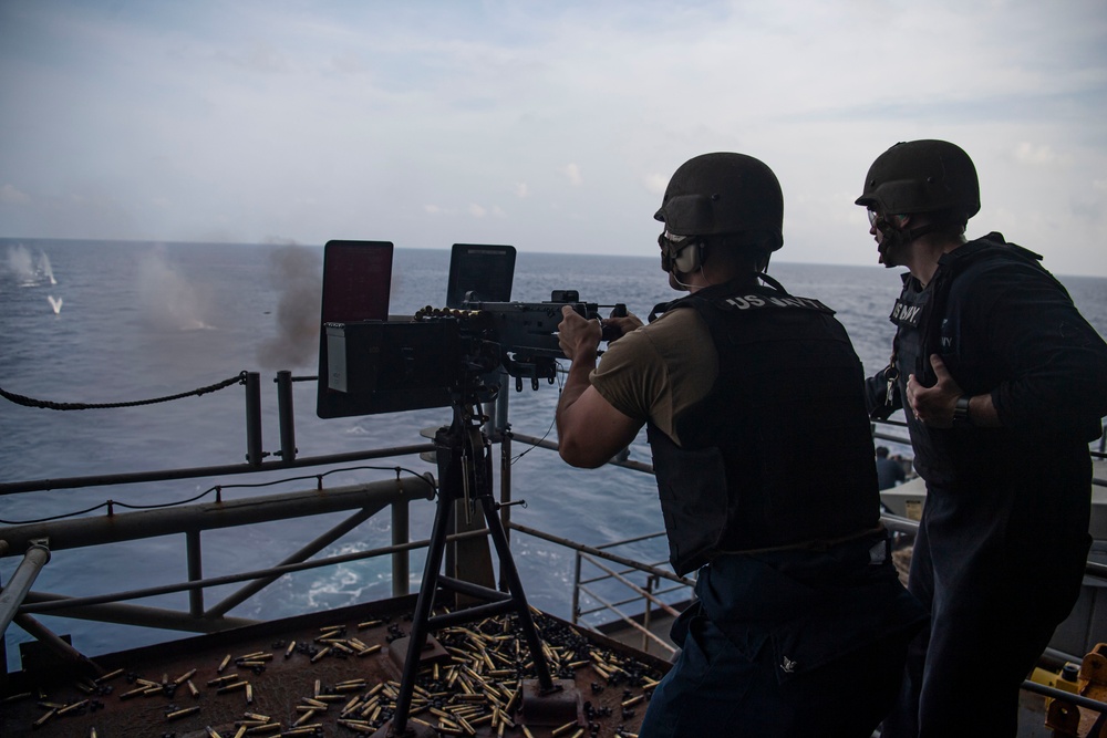 Nimitz Conducts A Live-Fire Exercise