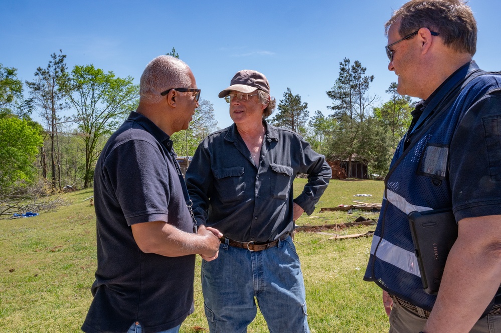 FEMA Disaster Survivor Assistance Teams Canvass Neighborhoods in Hardeman County, TN