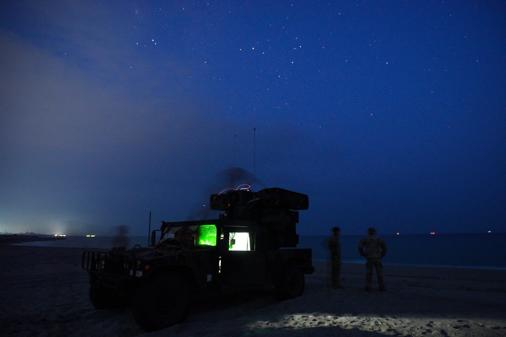 Mississippi Army National Guard members conduct live fire rehearsals