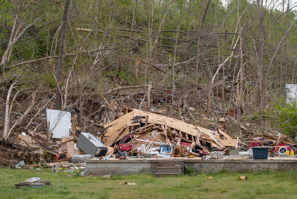 Tornado Damage in Clifton, TN