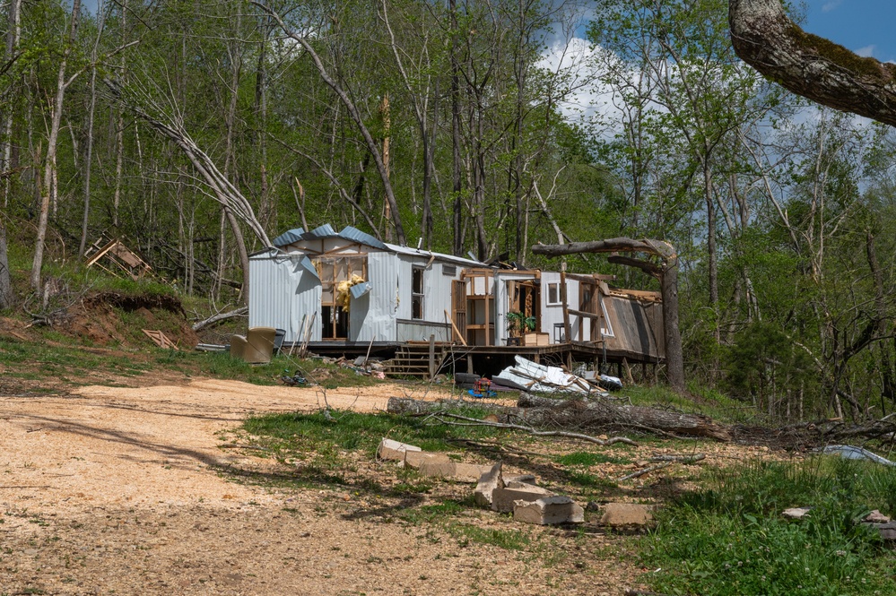 Tornado Damage in Clifton, TN