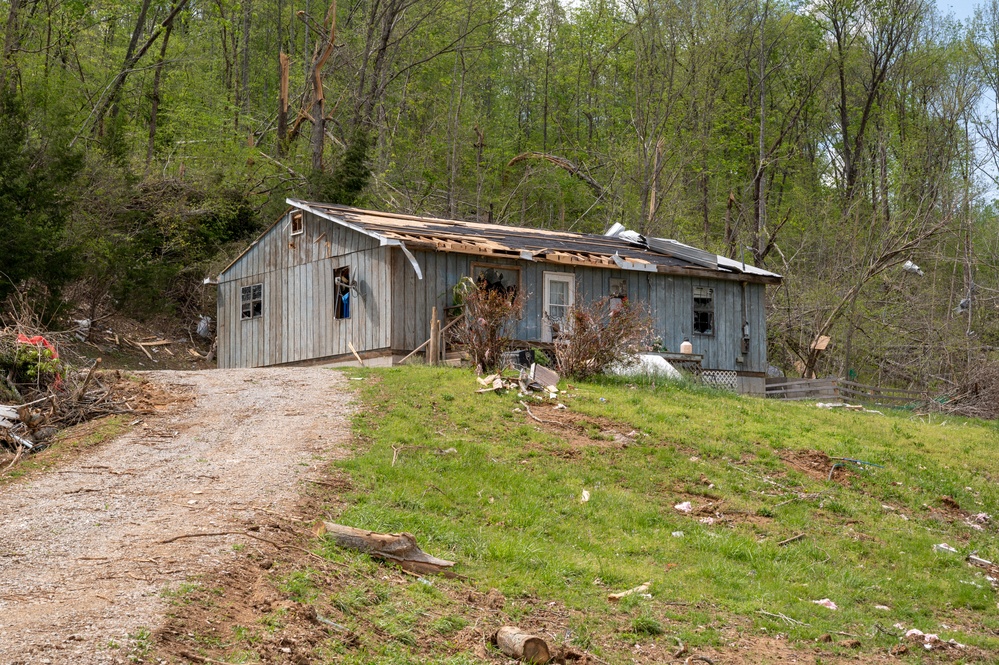 Tornado Damage in Clifton, TN