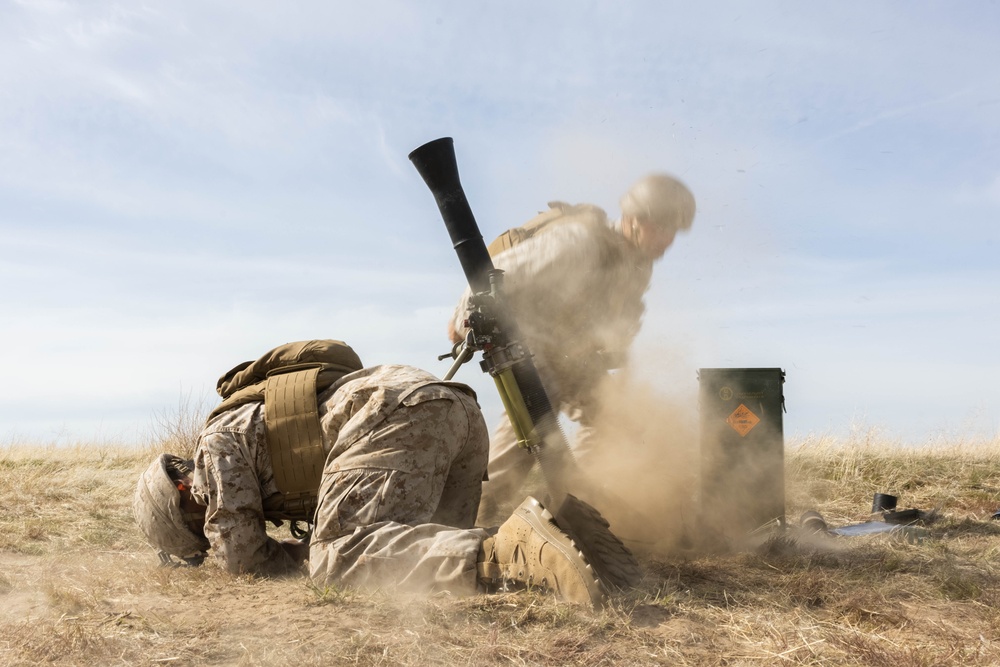 Exercise Garnet Rattler: Marines conduct support by fire at Saylor Creek Range