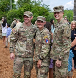 Female Army Reserve Soldier Receives Ranger Tab