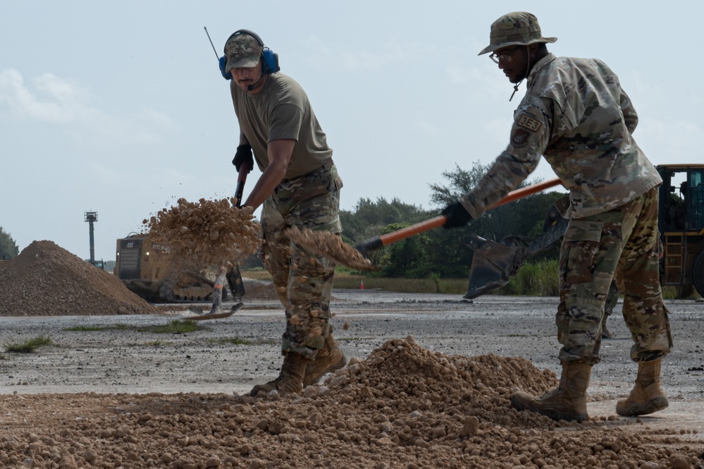 36th Civil Engineer Squadron demonstrates expedient and expeditionary airfield damage repair concept