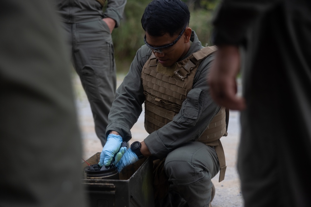 EOD Marines Conduct Exploitation Training on Camp Hansen