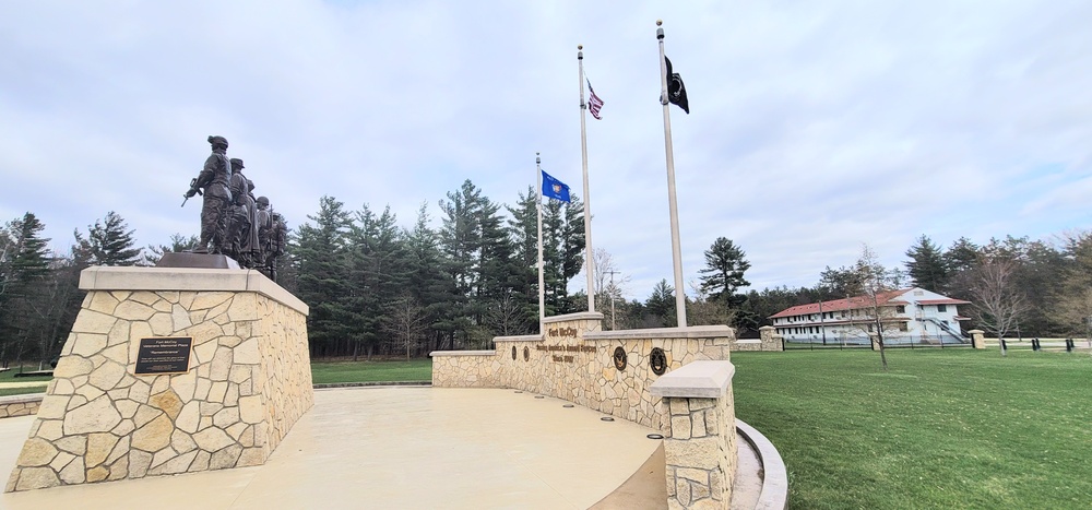 Flags raised for 2023 at Fort McCoy's Veterans Memorial Plaza