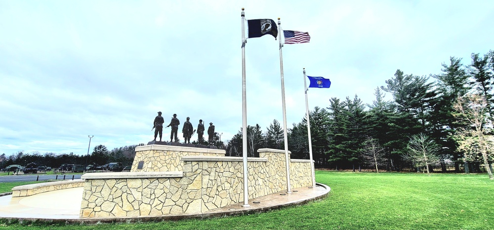 Flags raised for 2023 at Fort McCoy's Veterans Memorial Plaza