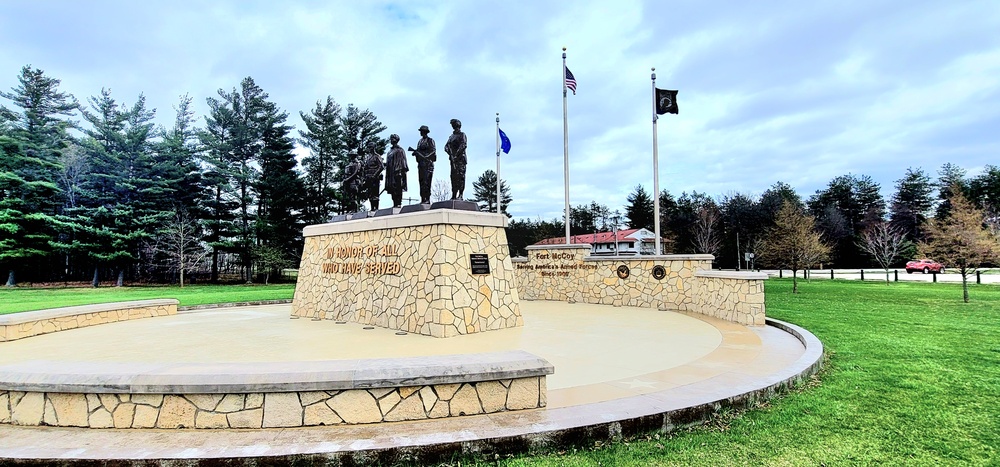 Flags raised for 2023 at Fort McCoy's Veterans Memorial Plaza