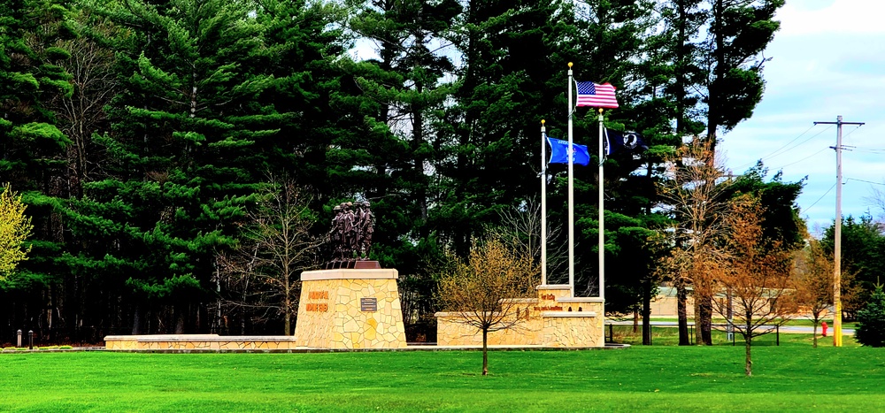 Flags raised for 2023 at Fort McCoy's Veterans Memorial Plaza