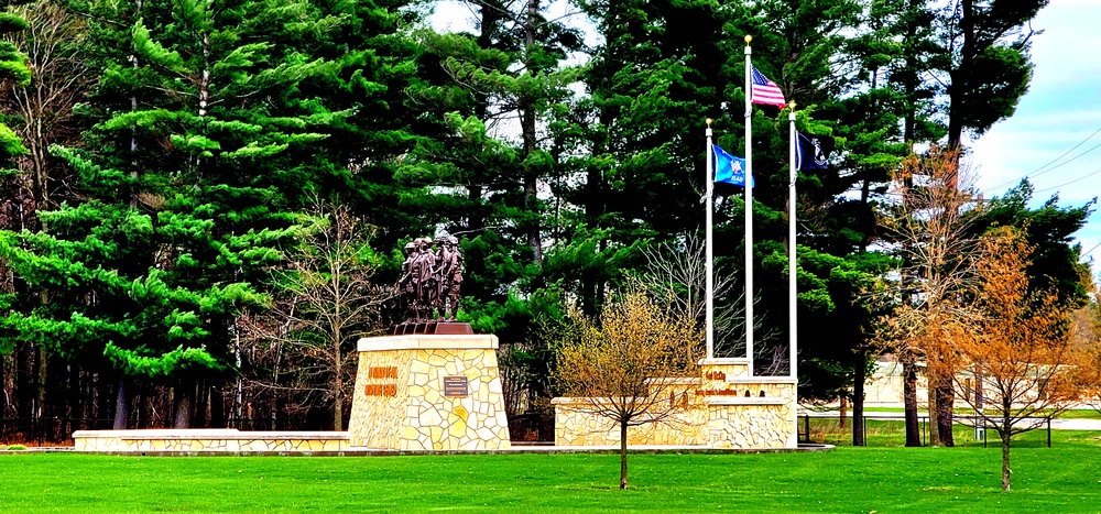 Flags raised for 2023 at Fort McCoy's Veterans Memorial Plaza