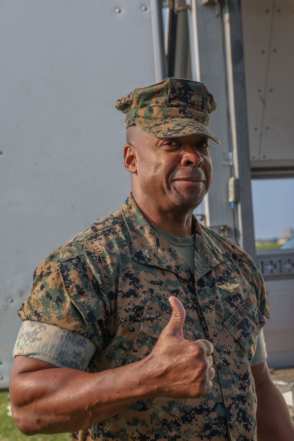 U.S. Marines Compete in a Field Meet