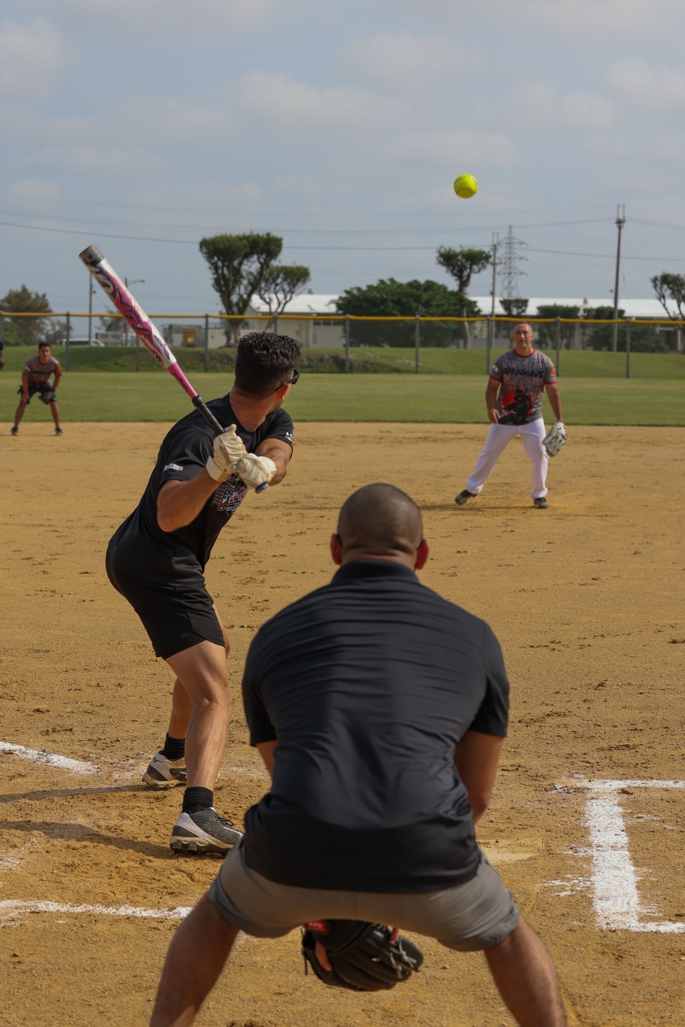 U.S. Marines Compete in a Field Meet