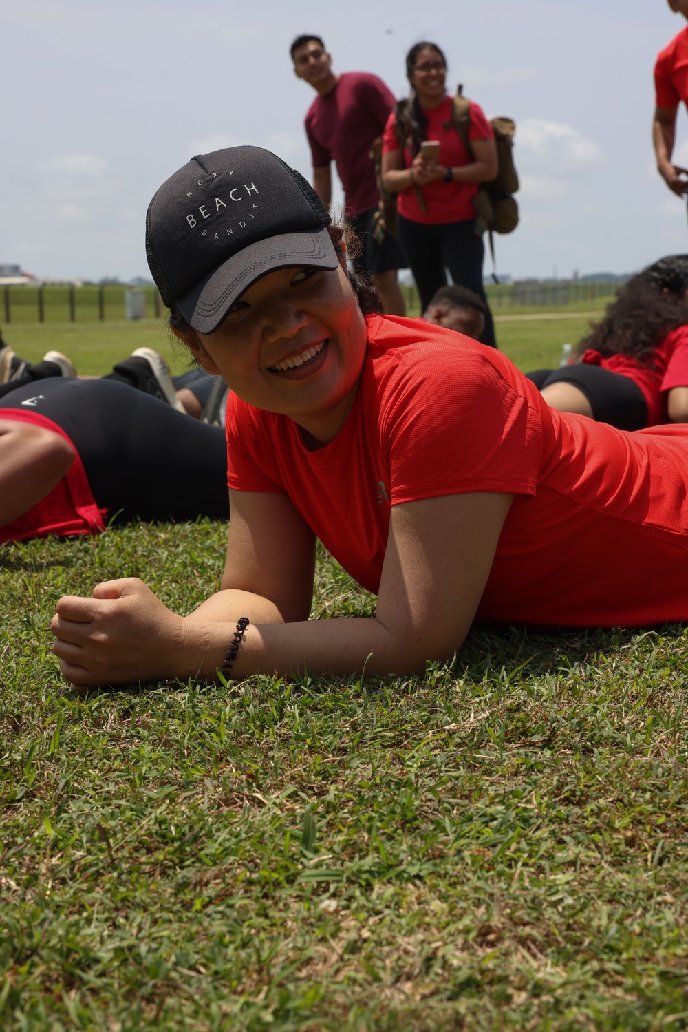 U.S. Marines Compete in a Field Meet