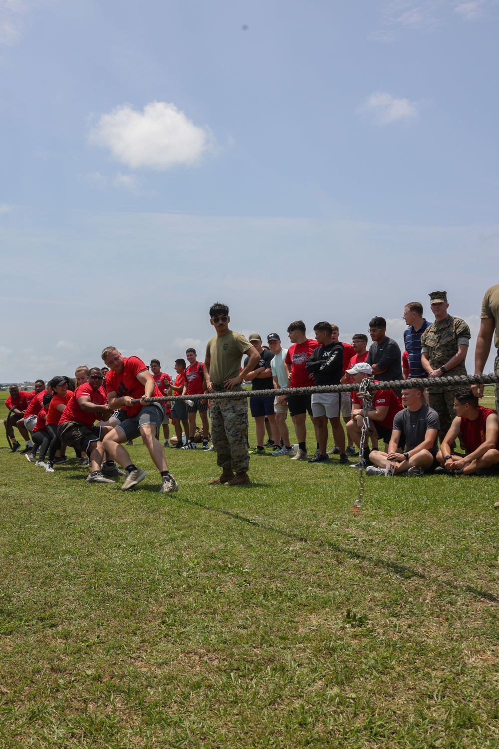 U.S. Marines Compete in a Field Meet