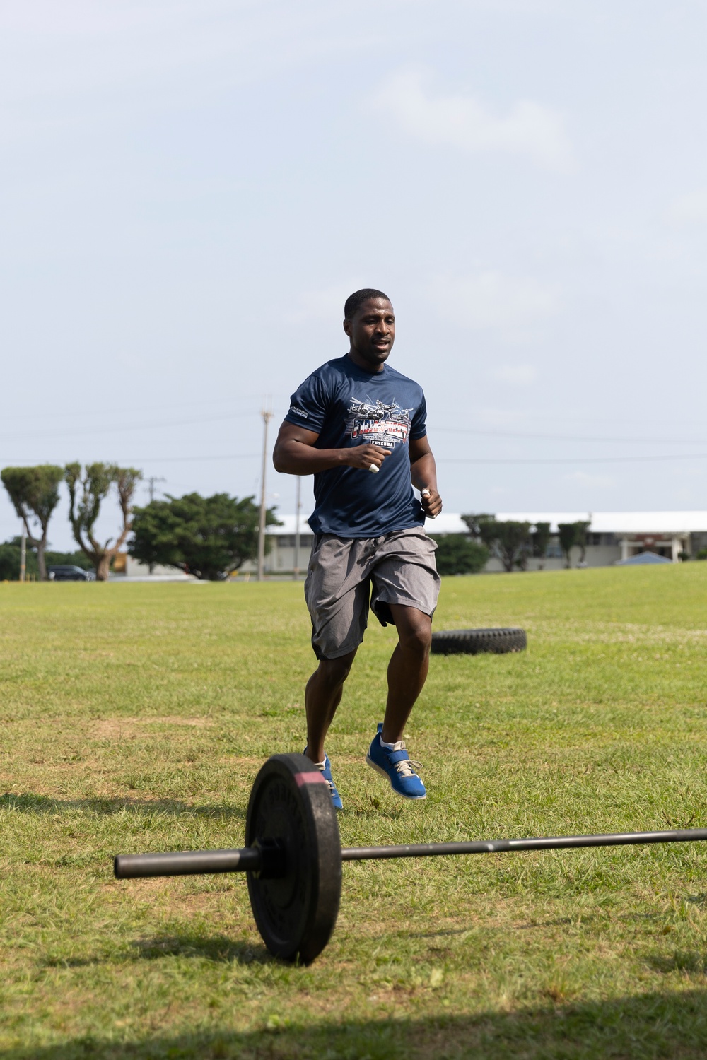 U.S. Marines Compete in a Field Meet