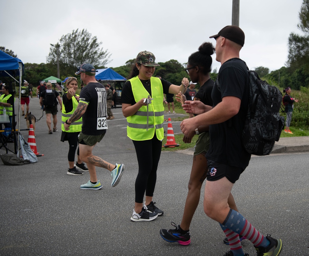 18th Wing rucks for Bataan Death March