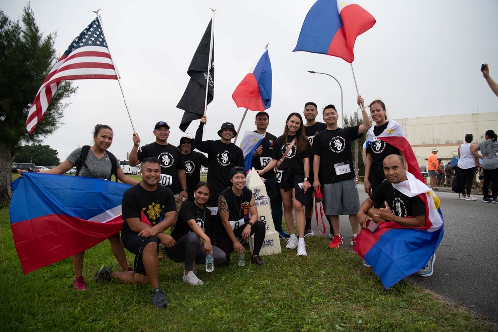 18th Wing rucks for Bataan Death March
