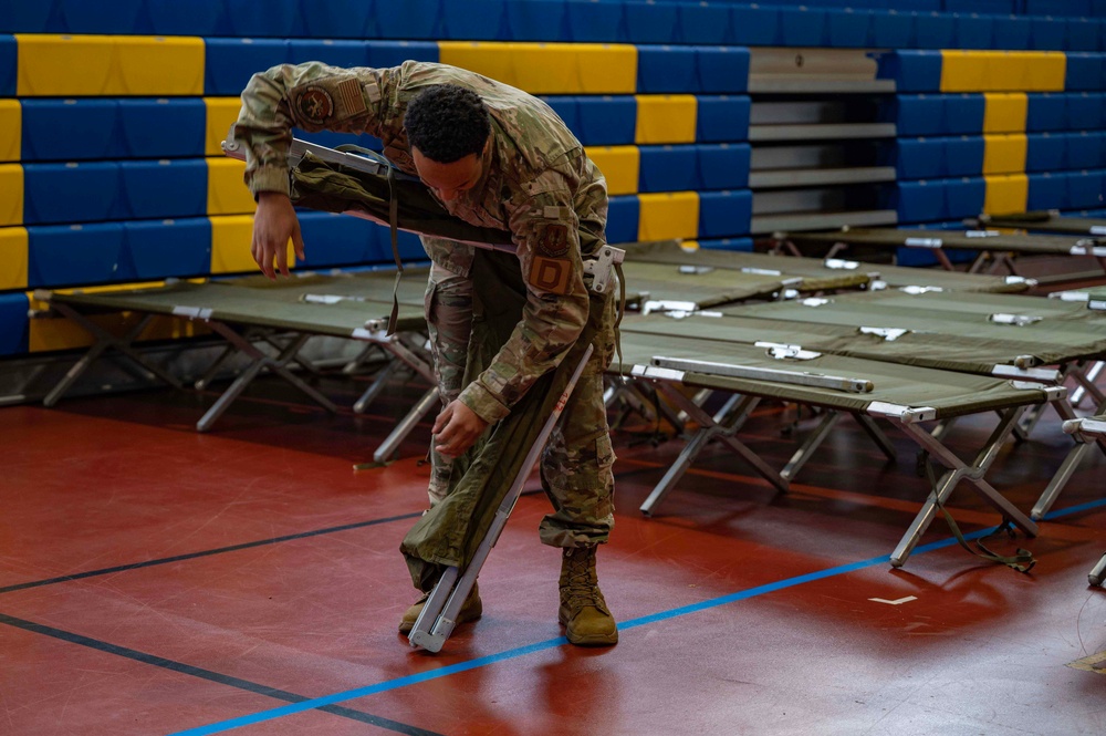 100 FSS simulates facility during CBRNE exercise