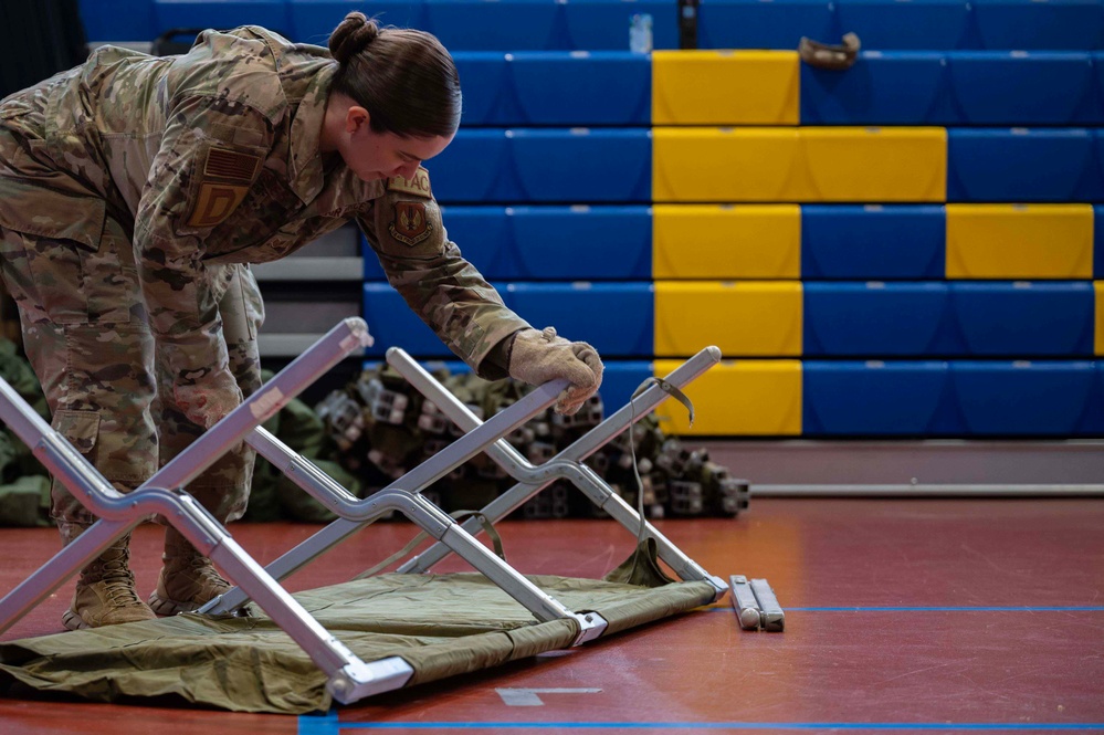 100 FSS simulates facility during CBRNE exercise