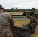 Combat Logistics Battalion 4 Marines build a base of operations during a MCCRE