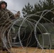 Combat Logistics Battalion 4 Marines build a base of operations during a MCCRE